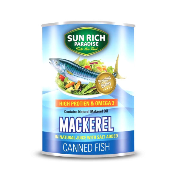 Sunrich Paradise Mackerel 425G - SUNRICH PARADISE - PRESERVED / PROCESSES FISH - in Sri Lanka