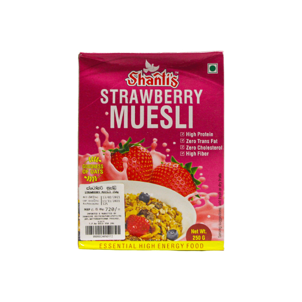 Shanti'S Strawberry Muesli 250G - Shanti's - Cereals - in Sri Lanka