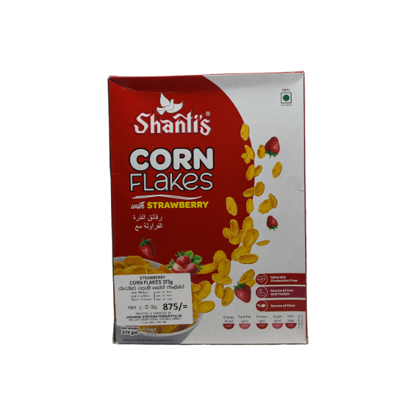 Shanti'S Strawberry Corn Flakes 375G - Shanti's - Cereals - in Sri Lanka