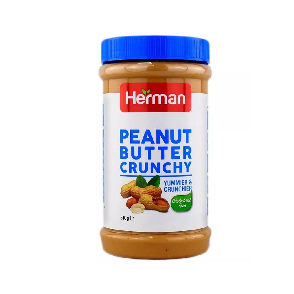 Herman Peanut Butter Crunchy 510G - HERMAN - Spreads - in Sri Lanka