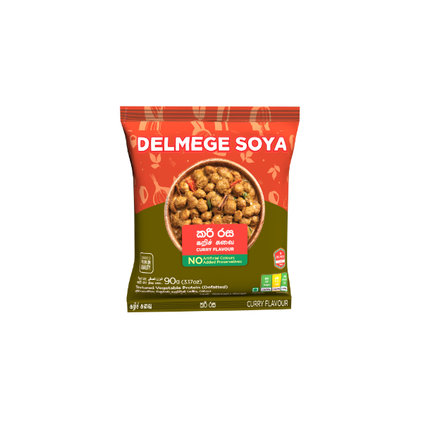 Delmege Soya Meat Curry Flavour 90G - DELMEGE - Processed/ Preserved Vegetables - in Sri Lanka