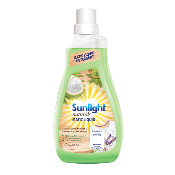 Sunlight Care Naturals Laundry Liquid Lavender 600Ml - SUNLIGHT - Laundry - in Sri Lanka