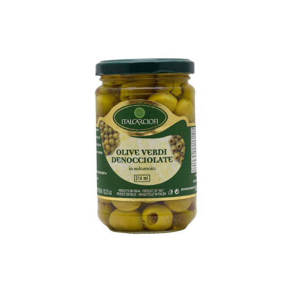 Italcarciofi Pitted Green Olives 290G - Italcarciofi - Processed/ Preserved Vegetables - in Sri Lanka