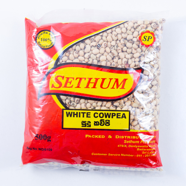 Sethum White Cowpea 500G - SETHUM - Pulses - in Sri Lanka