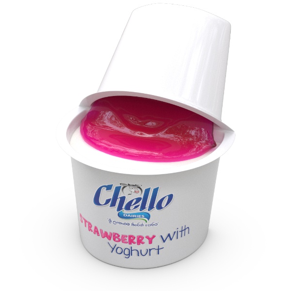 Chello Yoghurt Strawberry 100G - CHELLO - Yogurt - in Sri Lanka