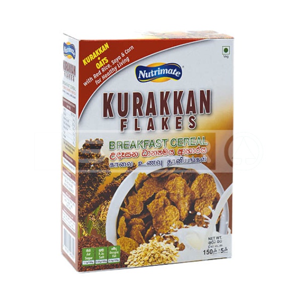 Nutrimate Kurakkan Flakes Cereal 150G - NUTRIMATE - Cereals - in Sri Lanka