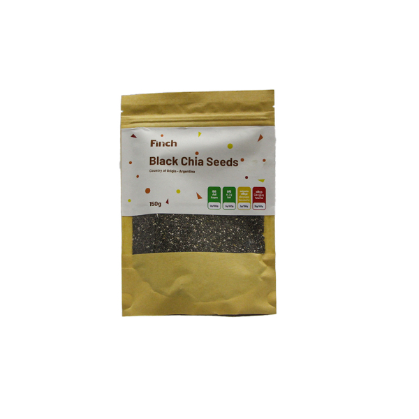 Finch Black Chia Seeds 150G - FINCH - Pulses - in Sri Lanka