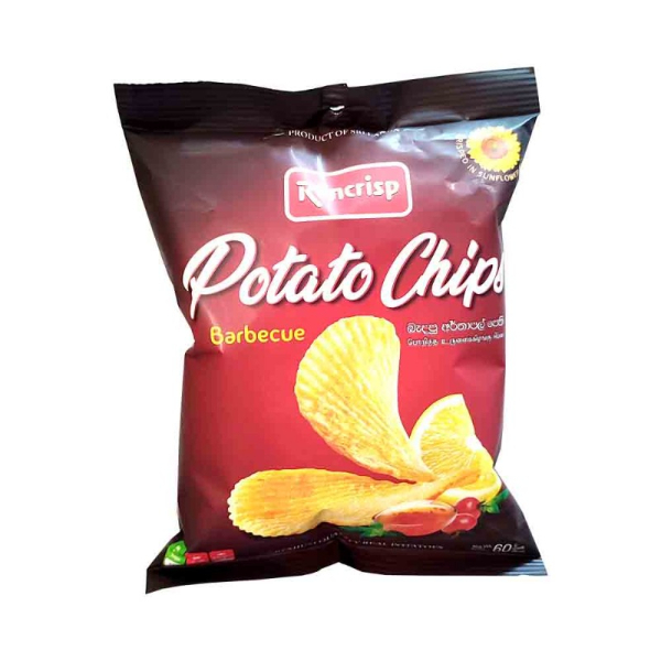 Rancrisp Potato Chips Barbecue Flavour 100G - RANCRISP - Snacks - in Sri Lanka