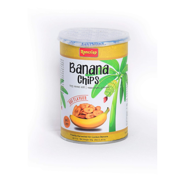 Rancrisp Banana Chips Bbq Flavour 50G - RANCRISP - Snacks - in Sri Lanka