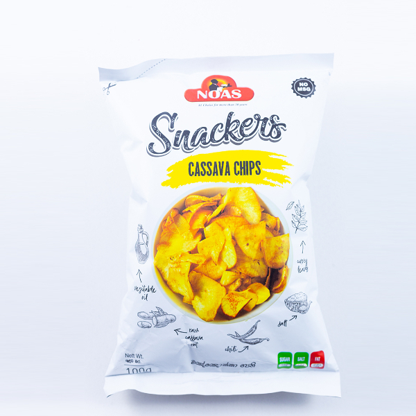 Noas Snackers Cassava Chips 100G - NOAS - Snacks - in Sri Lanka