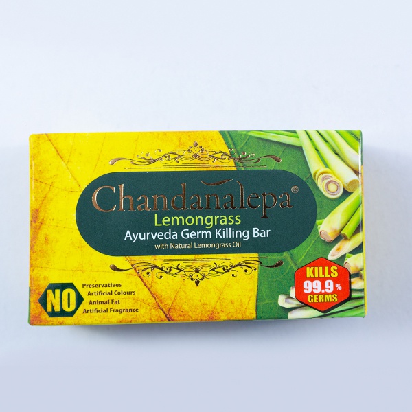 Chandanalepa Soap Lemon Grass 100G - CHANDANALEPA - Body Cleansing - in Sri Lanka