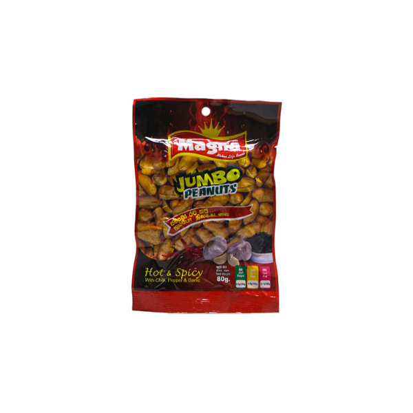 Magna Hot & Spicy Jumbo Peanuts 80G - MAGNA - Snacks - in Sri Lanka