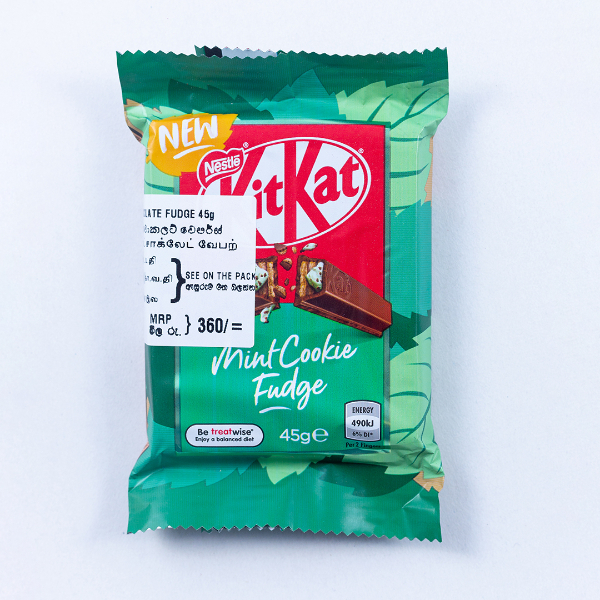 Nestle Kit Kat Mint Chocolate Fudge 45G - NESTLE - Confectionary - in Sri Lanka