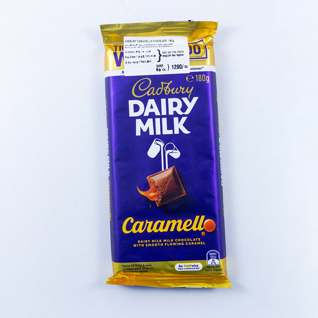 Cadbury Dairy Milk Caramello 180G - CADBURY - Confectionary - in Sri Lanka
