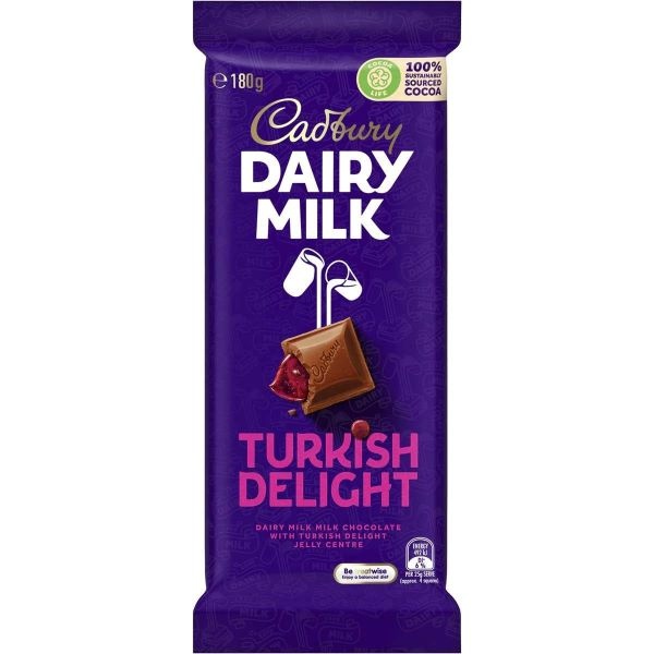 Cadbury Dairy Milk Turkish Delight 180G - CADBURY - Confectionary - in Sri Lanka