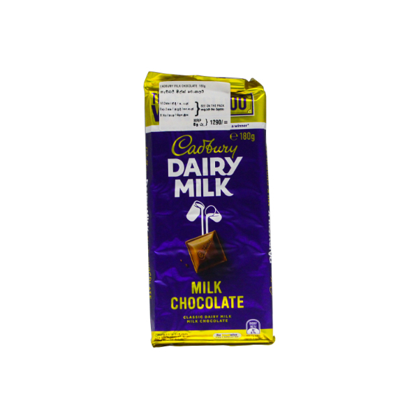 Cadbury Dairy Milk Chocolate 180G - CADBURY - Confectionary - in Sri Lanka