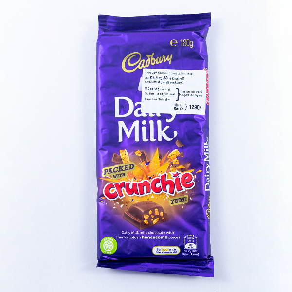 Cadbury Dairy Milk Crunchie 180G - CADBURY - Confectionary - in Sri Lanka