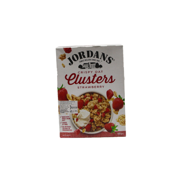 Jordans Crispy Oat Clusters Strawberry 500G Glomark.lk
