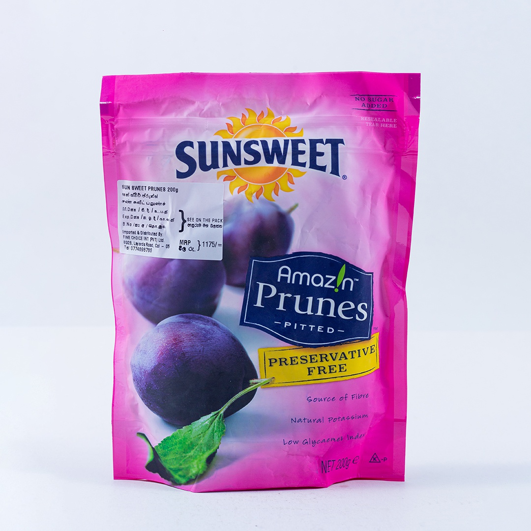 Sunsweet Pitted Prunes 200G - SUNSWEET - Snacks - in Sri Lanka