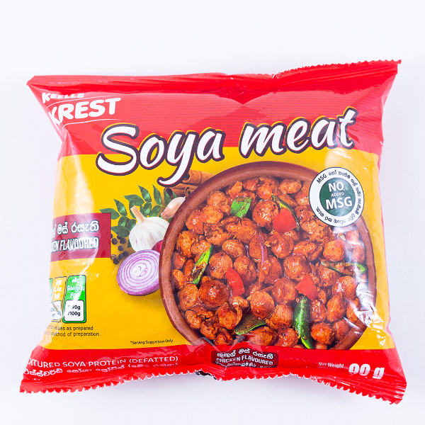 Keells Krest Soya Meat Chicken Flavoured 90G - Keells - Processed/ Preserved Vegetables - in Sri Lanka