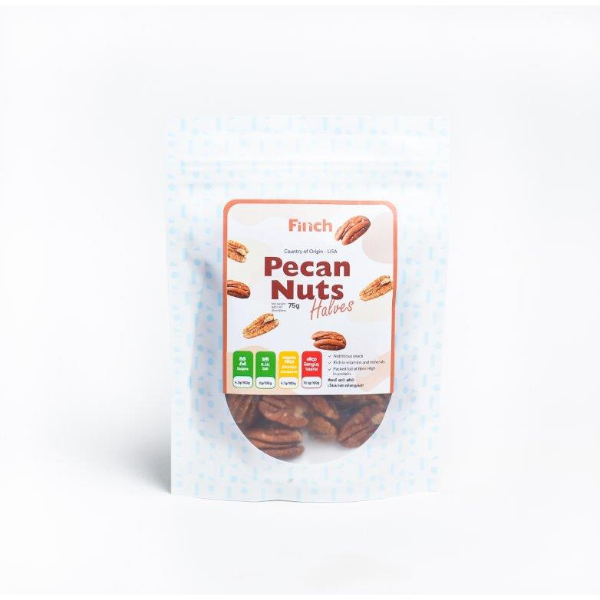 Finch Raw Peacan Nut Halves 75G - FINCH - Snacks - in Sri Lanka