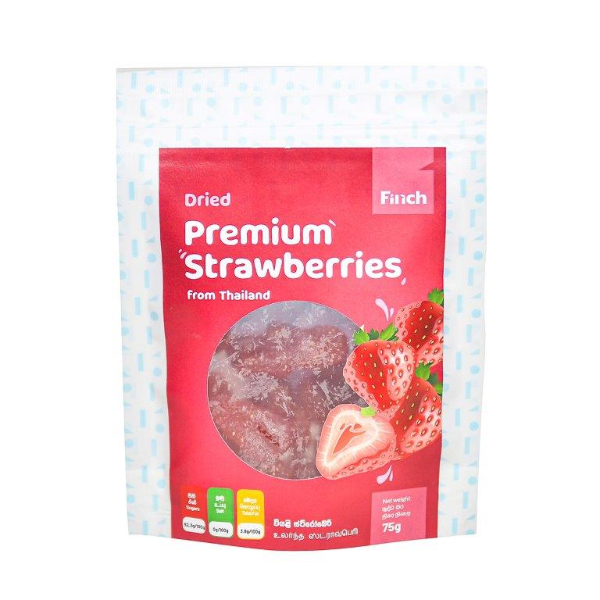 Finch Whole Dried Strawberries 75G - FINCH - Snacks - in Sri Lanka