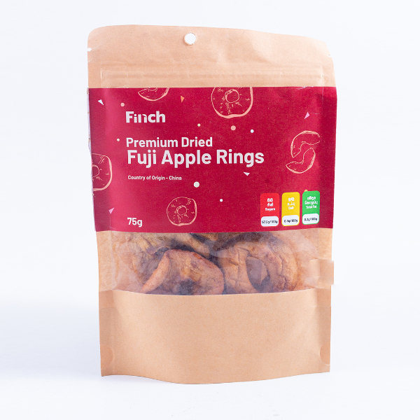 Finch Dried Fuji Apple Rings 75G - FINCH - Snacks - in Sri Lanka