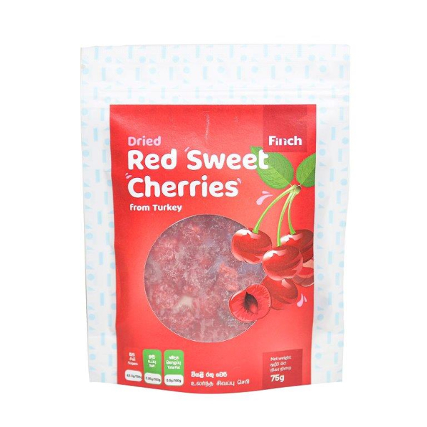 Finch Dried Red Cherries 75G - FINCH - Snacks - in Sri Lanka