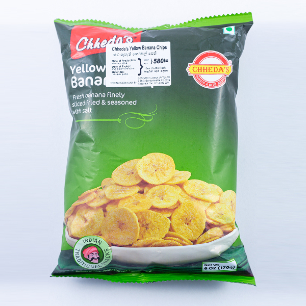 Chheda'S Banana Chips Yellow 170G - CHHEDA'S - Snacks - in Sri Lanka