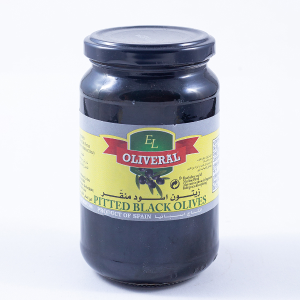 Oliveral Pitted Olives Black 340G - OLIVERAL - Processed/ Preserved Vegetables - in Sri Lanka