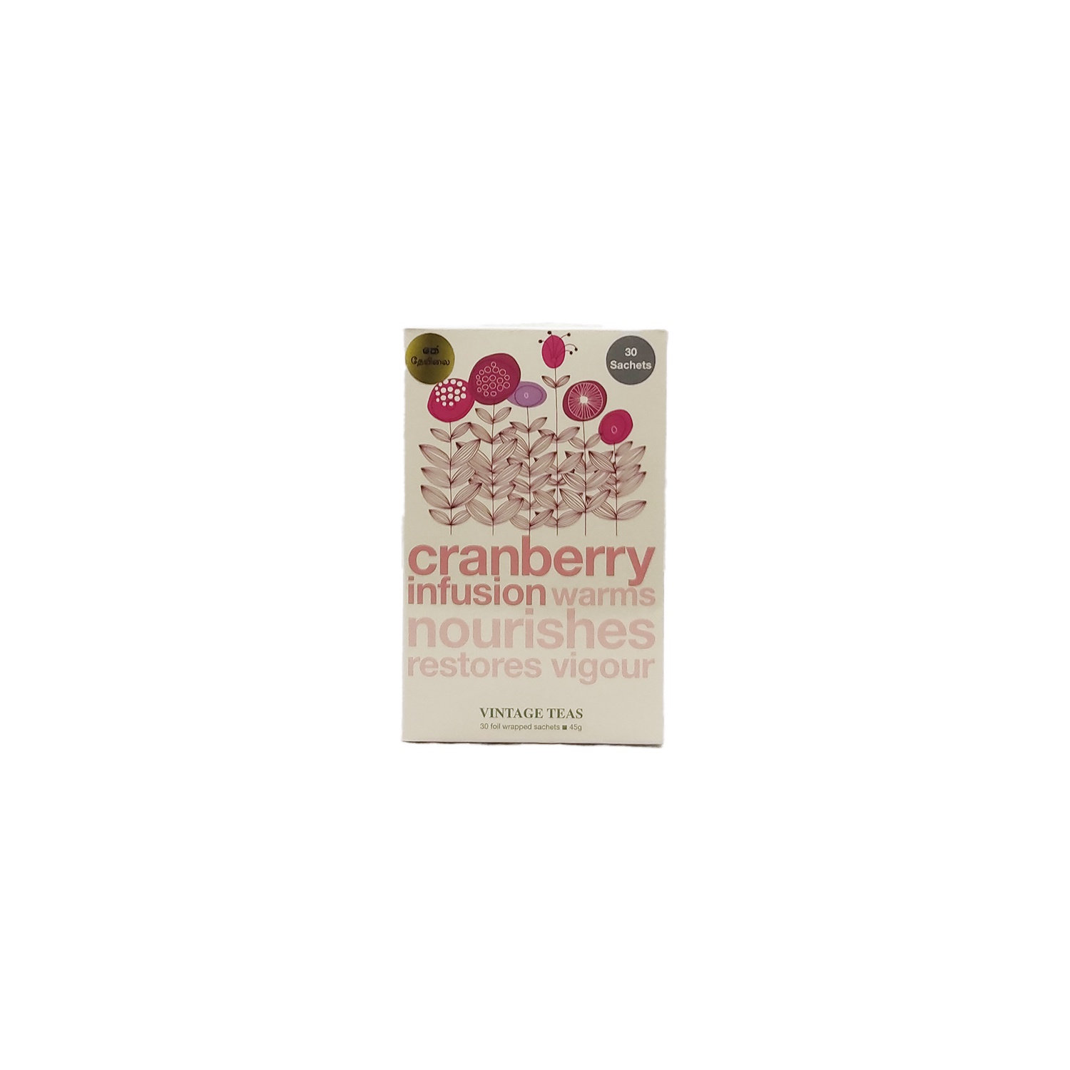 Vintage Cranberry Infusion Warms Nourishes Tea 30S 45G - Vintage - Tea - in Sri Lanka