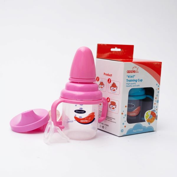 Apple Baby 4 In 1 Training Cup 1Pcs - APPLE BABY - Baby Need - in Sri Lanka
