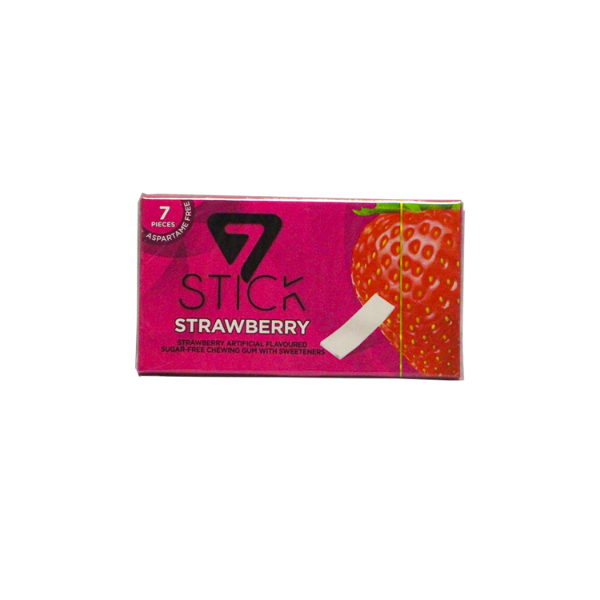 7 Sticks Sugar Free Chewing Gum Strawberry 14.5G - 7 STICKS - Confectionary - in Sri Lanka