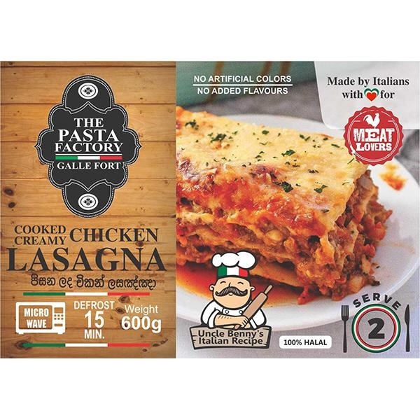 The Pasta Factory Chicken Lasagna 600G - THE PASTA FACTORY - Frozen Ready To Eat Meals - in Sri Lanka