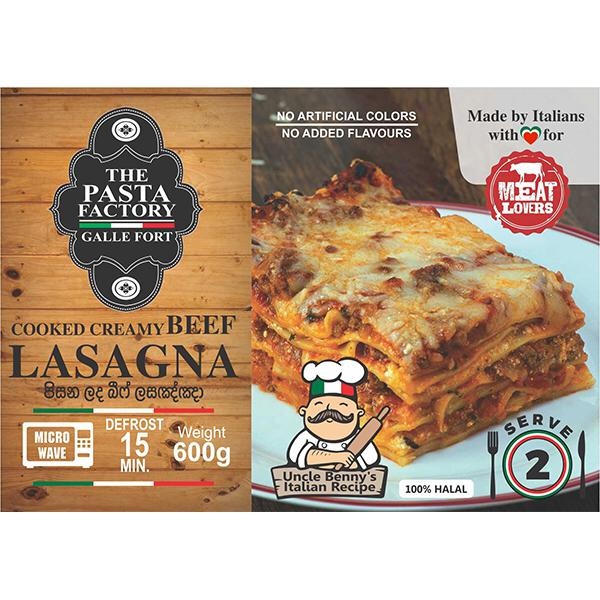 The Pasta Factory Beef Lasagna 600G - THE PASTA FACTORY - Frozen Ready To Eat Meals - in Sri Lanka