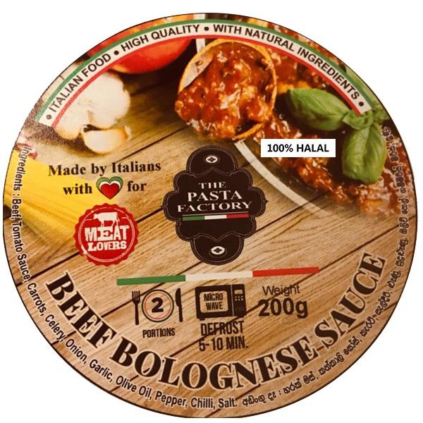 The Pasta Factory Beef Bolognese Sauce 200G - THE PASTA FACTORY - Frozen Ready To Eat Meals - in Sri Lanka