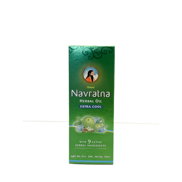 Himani Navaratna Herbal Oil Extra Cool 100Ml - EMAMI - Hair Care - in Sri Lanka