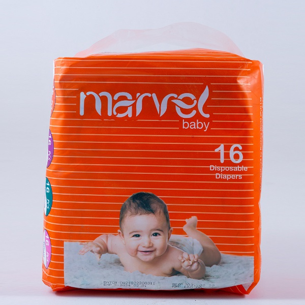 Marvel Baby Diaper Extra Large 16Pcs - MARVEL - Baby Need - in Sri Lanka