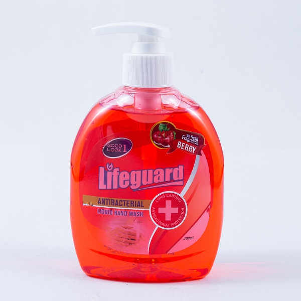 Good Look Life Guard Hand Wash Red 300Ml - GOOD LOOK - Body Cleansing - in Sri Lanka