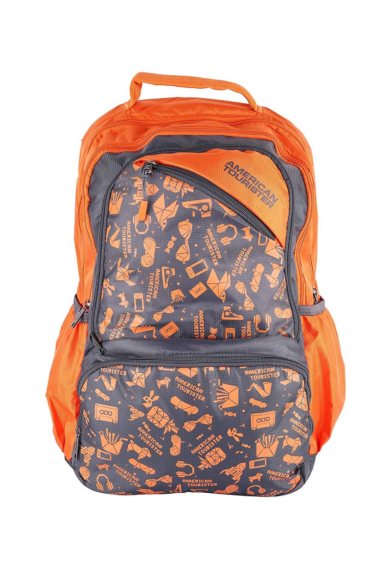 American Tourister Doodle 01 Orange Backpack Odel.lk