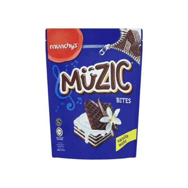 Muzic Bites Vanilla Wafer 180G - MUZIC - Biscuits - in Sri Lanka
