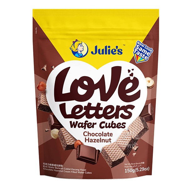 Julie'S Wafers Chocolate Hazelnut 150G - JULIE'S - Biscuits - in Sri Lanka