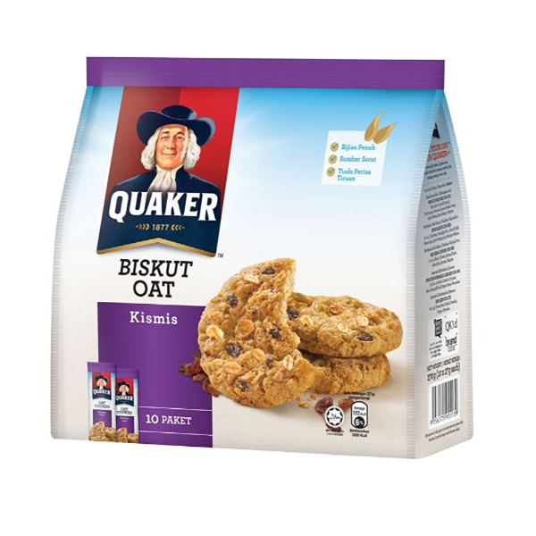 Quaker Oat Cookies Chocolate 270G - QUAKER OAT - Biscuits - in Sri Lanka