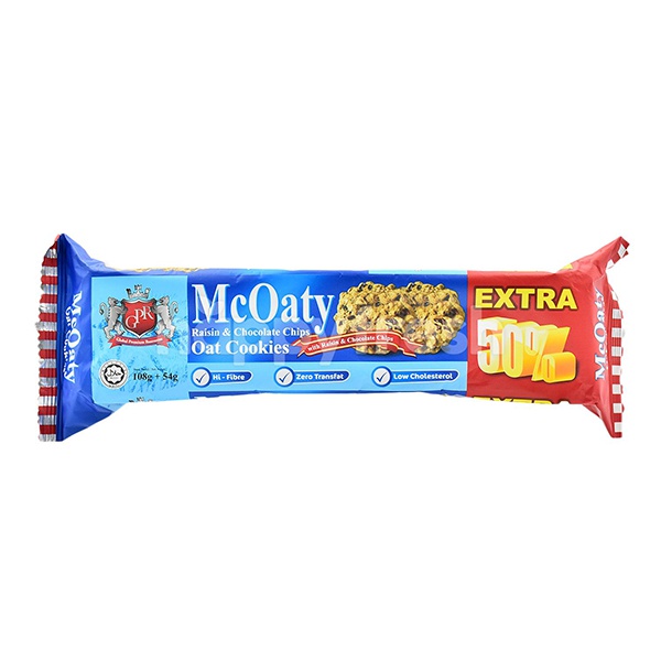 Mcoaty Raisin And Chocolate Chips Oat Cookies 141G - MCOATY - Biscuits - in Sri Lanka