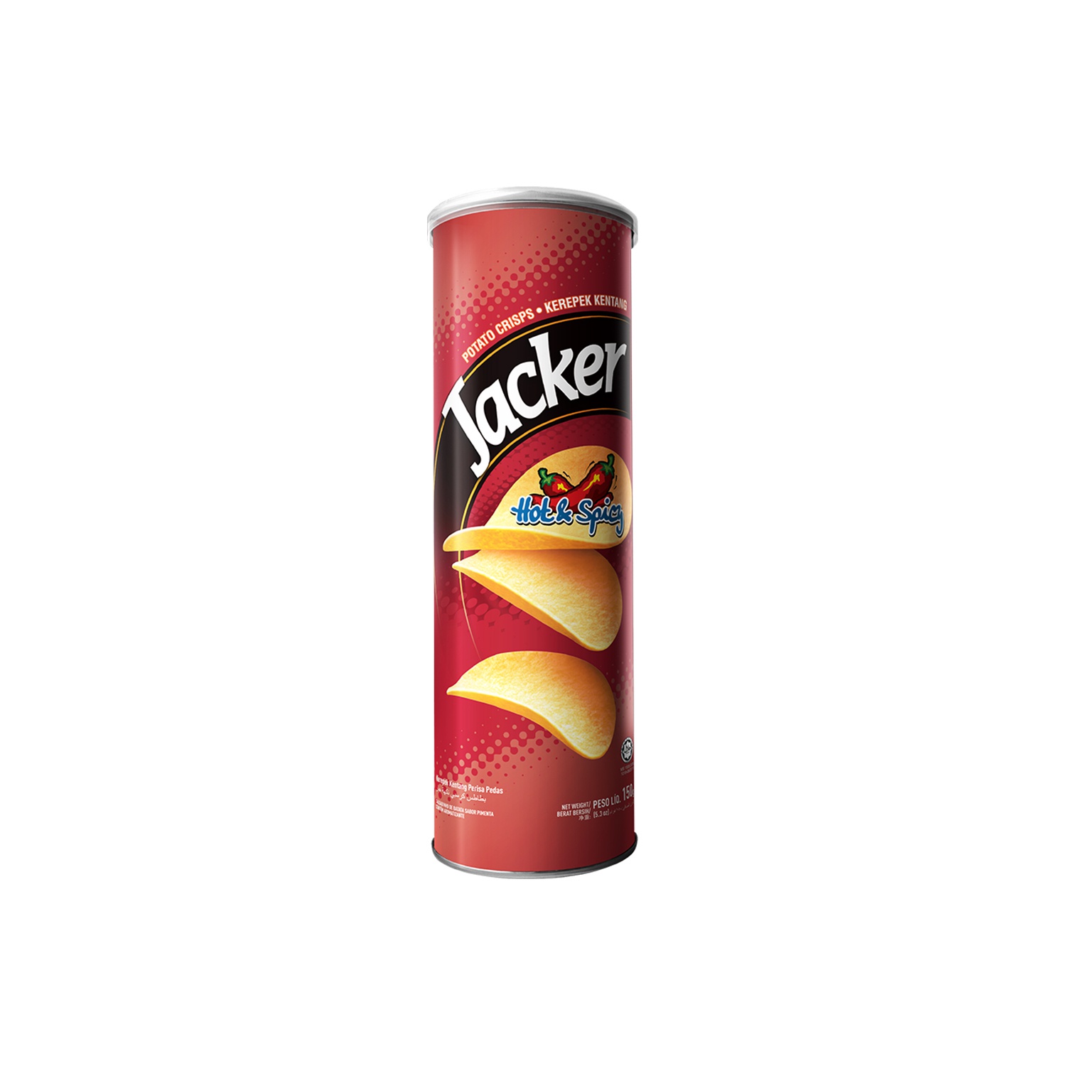 Jacker Potato Chips Hot & Spicy 150G - JACKER - Snacks - in Sri Lanka