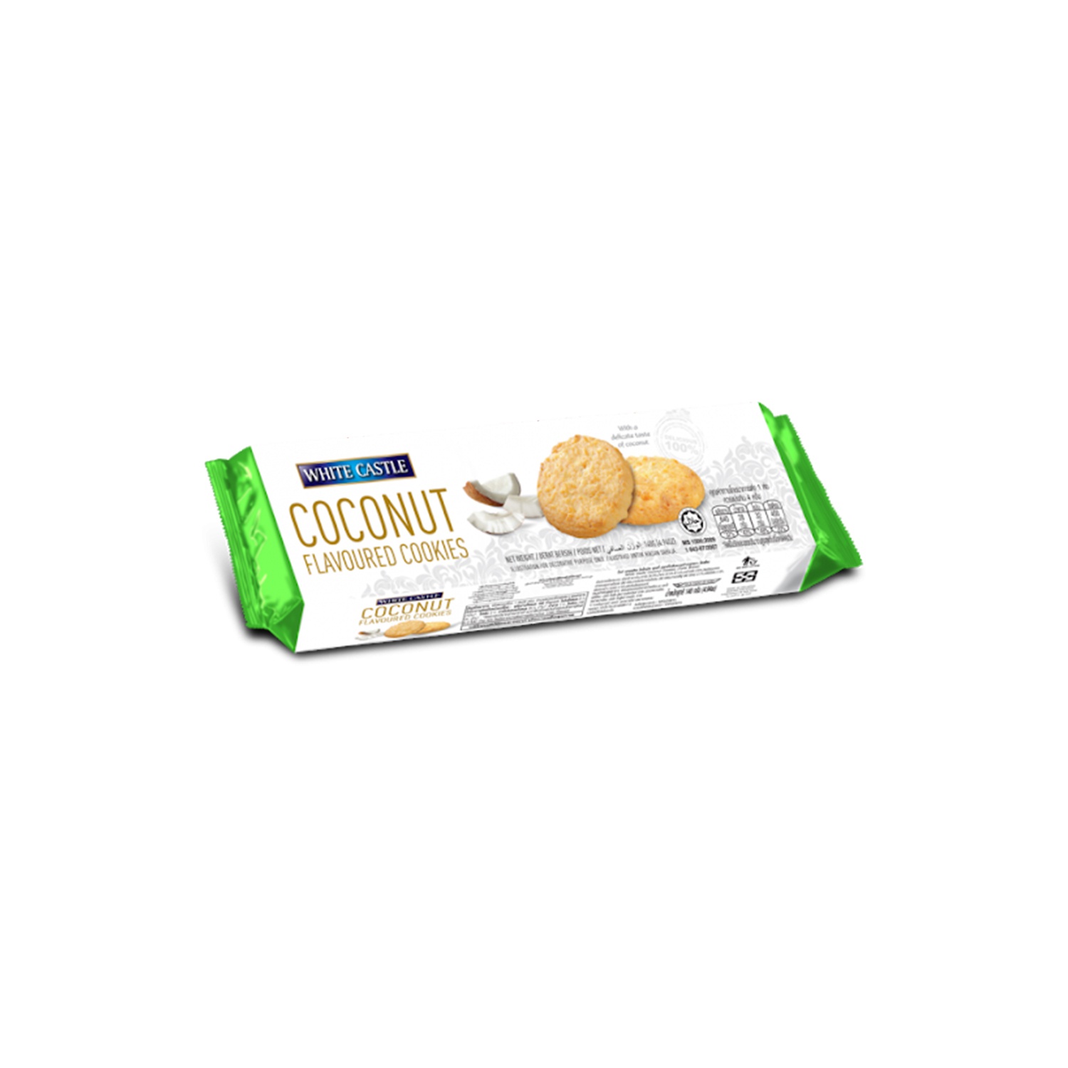 White Castle Cookies Coconut Flavoured 140G - White Castle - Biscuits - in Sri Lanka