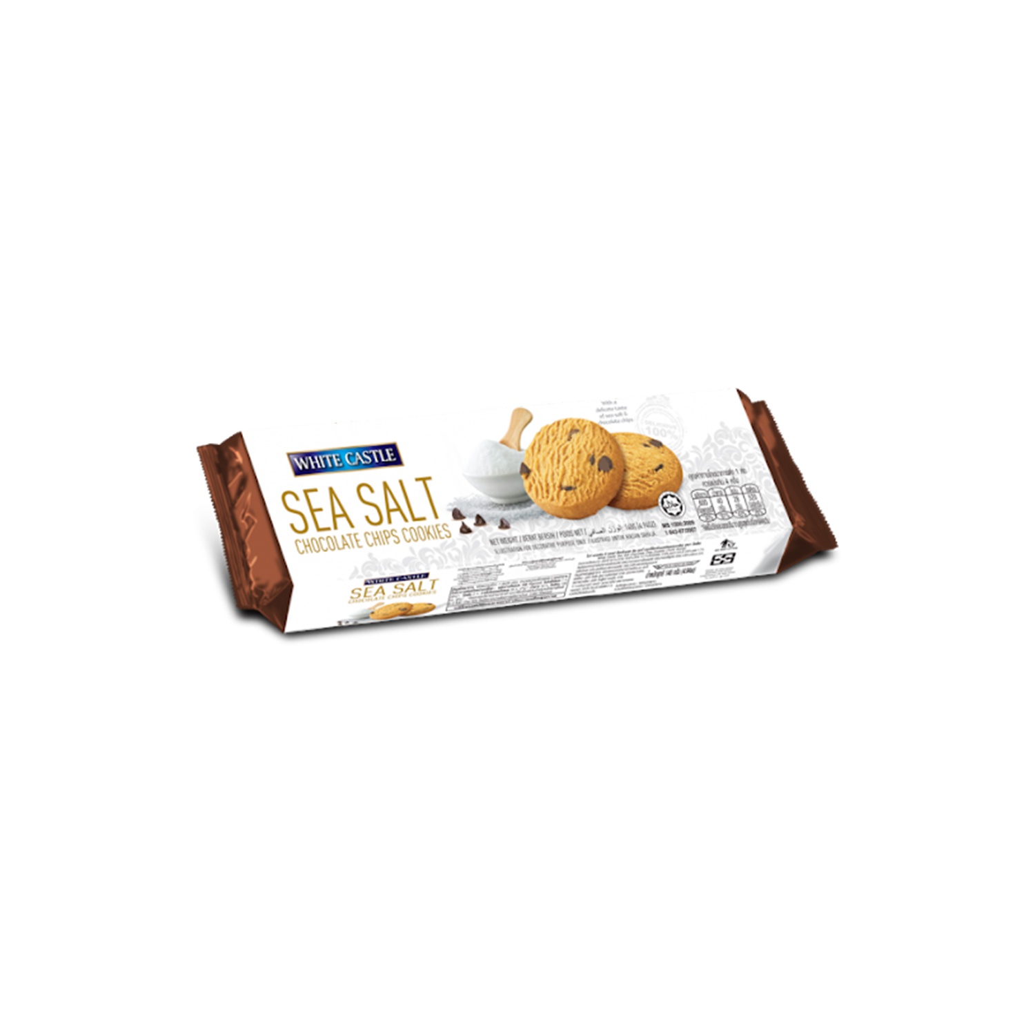 White Castle Cookies Sea Salt Chocolate Chips 140G - White Castle - Biscuits - in Sri Lanka