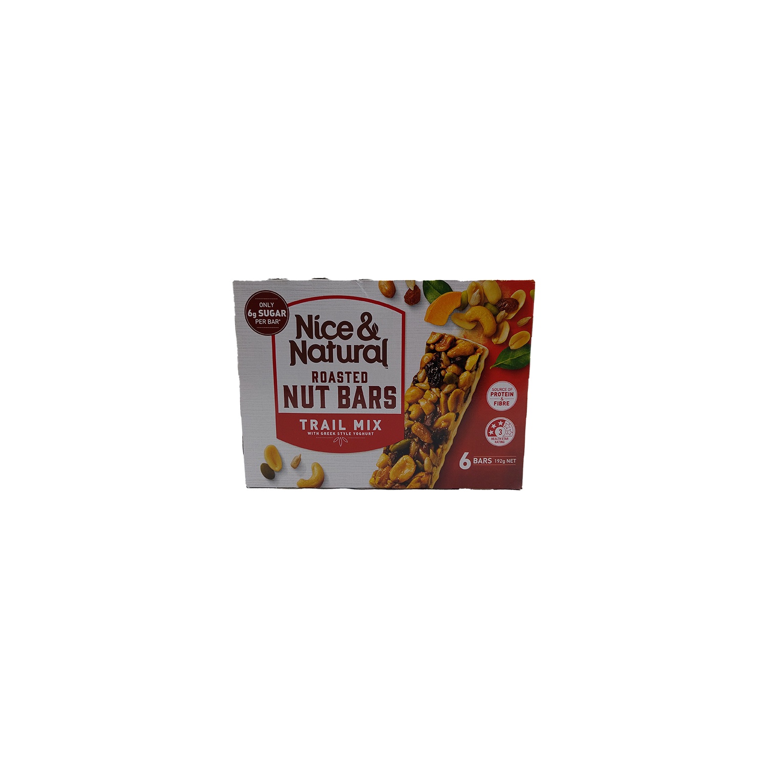 Nice & Natural Roasted Nut Bars Trail Mix 192G - NICE & NATURAL - Cereals - in Sri Lanka