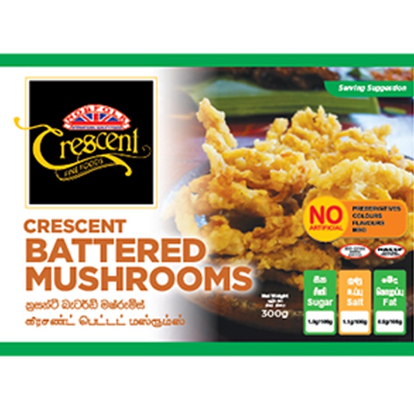 Crescent Battered Mushroom 300G Glomark.lk