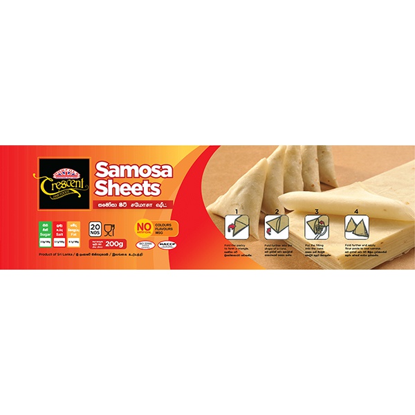 Crescent Samoosa Sheets 200G - CRESCENT - Frozen Rtc Snacks - in Sri Lanka